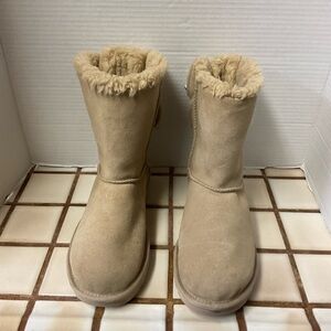 UGG Beige Shearling Boots
